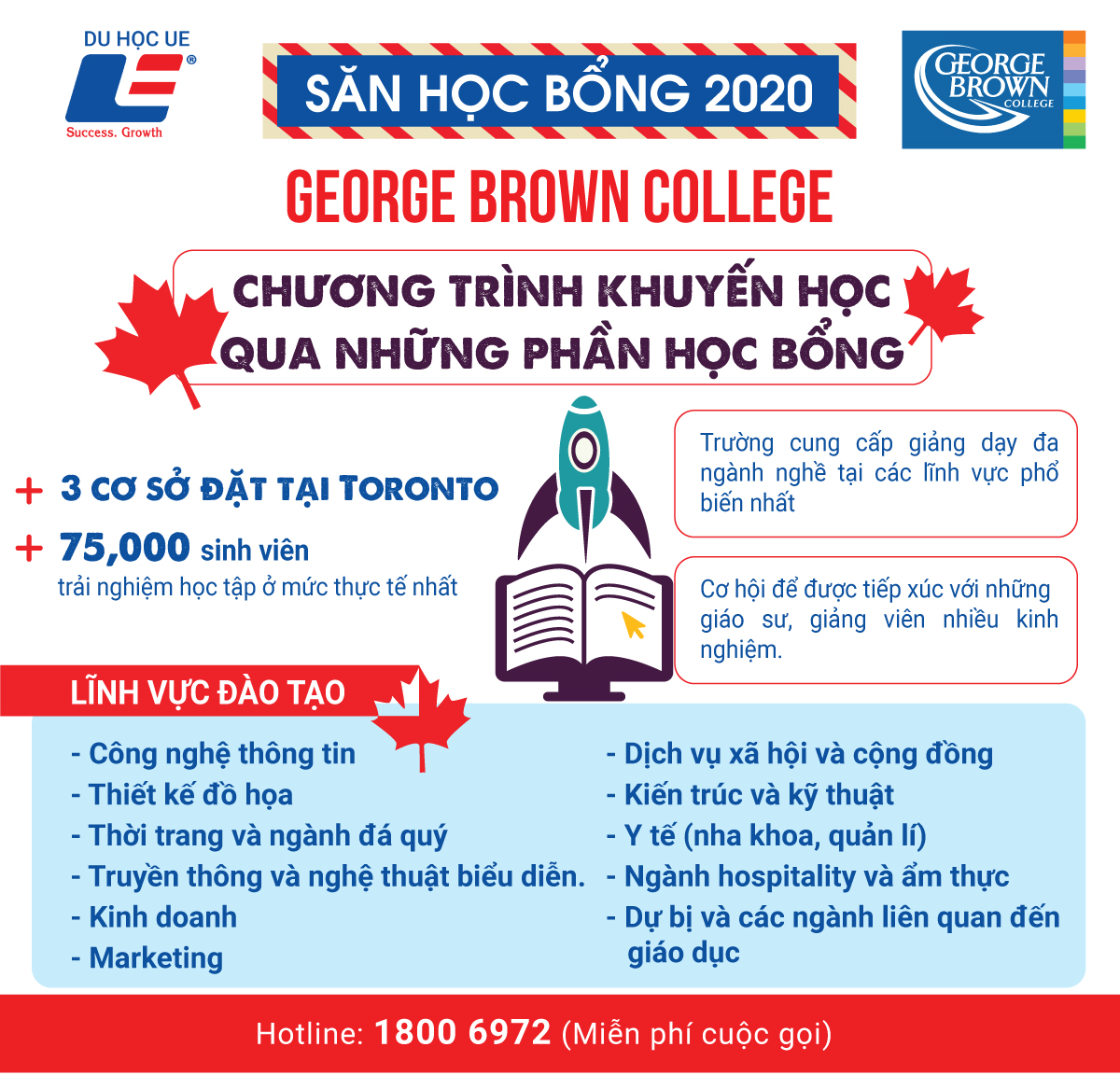 Du học học bổng tại George Brown College, Toronto - Biểu tượng phồn thịnh của Canada