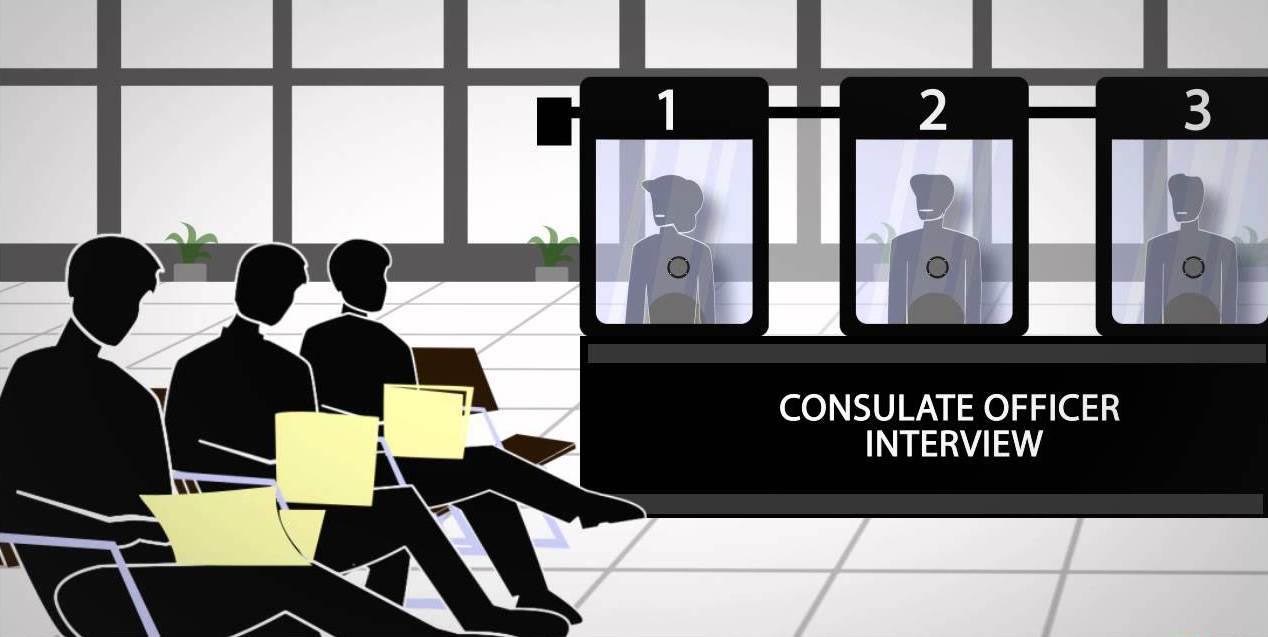 What is the dress code for an embassy interview for a student visa